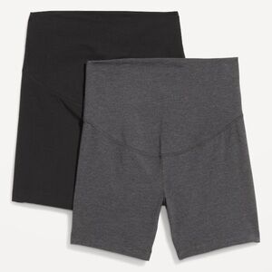 Women's Black and Gray Shorts
